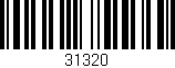 Código de barras (EAN, GTIN, SKU, ISBN): '31320'