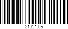 Código de barras (EAN, GTIN, SKU, ISBN): '31321.05'