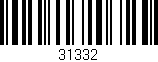 Código de barras (EAN, GTIN, SKU, ISBN): '31332'