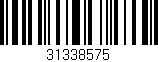 Código de barras (EAN, GTIN, SKU, ISBN): '31338575'