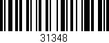 Código de barras (EAN, GTIN, SKU, ISBN): '31348'