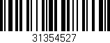 Código de barras (EAN, GTIN, SKU, ISBN): '31354527'