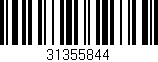 Código de barras (EAN, GTIN, SKU, ISBN): '31355844'