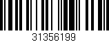 Código de barras (EAN, GTIN, SKU, ISBN): '31356199'