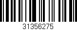 Código de barras (EAN, GTIN, SKU, ISBN): '31356275'