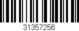 Código de barras (EAN, GTIN, SKU, ISBN): '31357256'