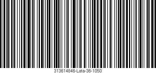 Código de barras (EAN, GTIN, SKU, ISBN): '313614846-Lata-36-1050'