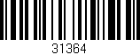 Código de barras (EAN, GTIN, SKU, ISBN): '31364'