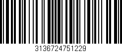 Código de barras (EAN, GTIN, SKU, ISBN): '3136724751229'