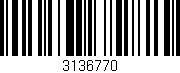 Código de barras (EAN, GTIN, SKU, ISBN): '3136770'