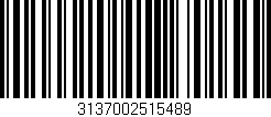 Código de barras (EAN, GTIN, SKU, ISBN): '3137002515489'