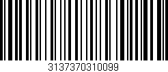 Código de barras (EAN, GTIN, SKU, ISBN): '3137370310099'