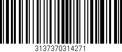 Código de barras (EAN, GTIN, SKU, ISBN): '3137370314271'