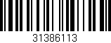 Código de barras (EAN, GTIN, SKU, ISBN): '31386113'