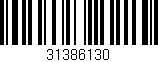 Código de barras (EAN, GTIN, SKU, ISBN): '31386130'