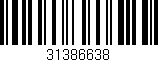 Código de barras (EAN, GTIN, SKU, ISBN): '31386638'