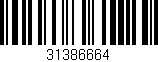 Código de barras (EAN, GTIN, SKU, ISBN): '31386664'