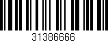 Código de barras (EAN, GTIN, SKU, ISBN): '31386666'