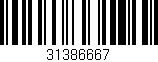 Código de barras (EAN, GTIN, SKU, ISBN): '31386667'