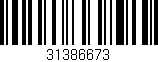 Código de barras (EAN, GTIN, SKU, ISBN): '31386673'