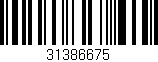 Código de barras (EAN, GTIN, SKU, ISBN): '31386675'