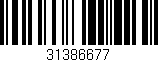 Código de barras (EAN, GTIN, SKU, ISBN): '31386677'