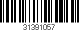 Código de barras (EAN, GTIN, SKU, ISBN): '31391057'