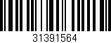 Código de barras (EAN, GTIN, SKU, ISBN): '31391564'
