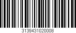 Código de barras (EAN, GTIN, SKU, ISBN): '3139431020008'