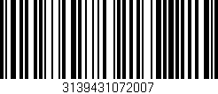 Código de barras (EAN, GTIN, SKU, ISBN): '3139431072007'