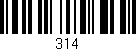 Código de barras (EAN, GTIN, SKU, ISBN): '314'
