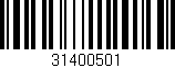 Código de barras (EAN, GTIN, SKU, ISBN): '31400501'