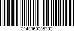 Código de barras (EAN, GTIN, SKU, ISBN): '3140060305732'