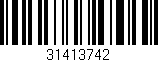 Código de barras (EAN, GTIN, SKU, ISBN): '31413742'