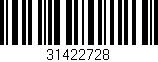 Código de barras (EAN, GTIN, SKU, ISBN): '31422728'