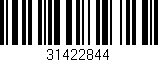 Código de barras (EAN, GTIN, SKU, ISBN): '31422844'