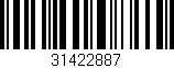 Código de barras (EAN, GTIN, SKU, ISBN): '31422887'