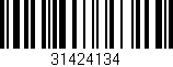 Código de barras (EAN, GTIN, SKU, ISBN): '31424134'