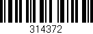 Código de barras (EAN, GTIN, SKU, ISBN): '314372'