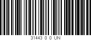 Código de barras (EAN, GTIN, SKU, ISBN): '31443_0_0_UN'