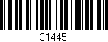 Código de barras (EAN, GTIN, SKU, ISBN): '31445'
