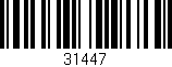 Código de barras (EAN, GTIN, SKU, ISBN): '31447'