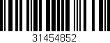 Código de barras (EAN, GTIN, SKU, ISBN): '31454852'