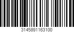 Código de barras (EAN, GTIN, SKU, ISBN): '3145891163100'