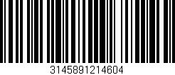 Código de barras (EAN, GTIN, SKU, ISBN): '3145891214604'