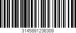 Código de barras (EAN, GTIN, SKU, ISBN): '3145891236309'