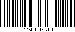 Código de barras (EAN, GTIN, SKU, ISBN): '3145891364200'
