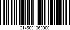 Código de barras (EAN, GTIN, SKU, ISBN): '3145891369908'