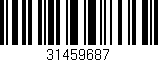 Código de barras (EAN, GTIN, SKU, ISBN): '31459687'