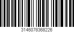 Código de barras (EAN, GTIN, SKU, ISBN): '3146078368226'